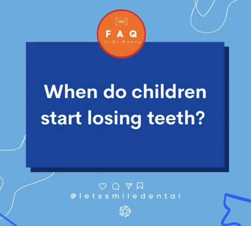 When do children start losing teeth?