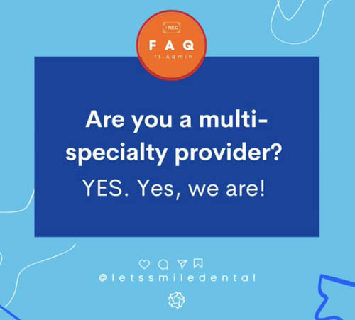 Are you a multi-specialty provider?